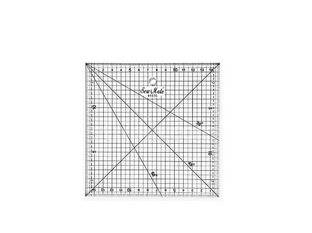 Pravítko 15 x 15 cm