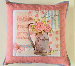 povlak na polštářek starorůžový