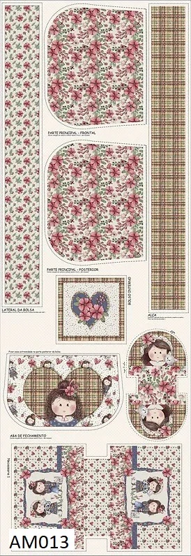 Bavlněná metráž AM 011 + doplňková