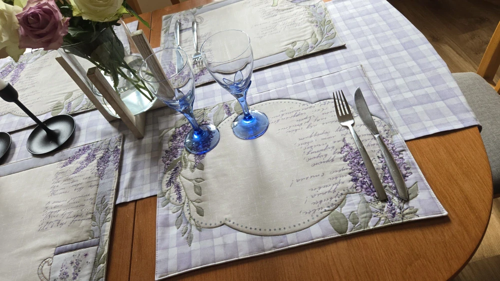 Bavlněný panel MES 007 + doplňková látka