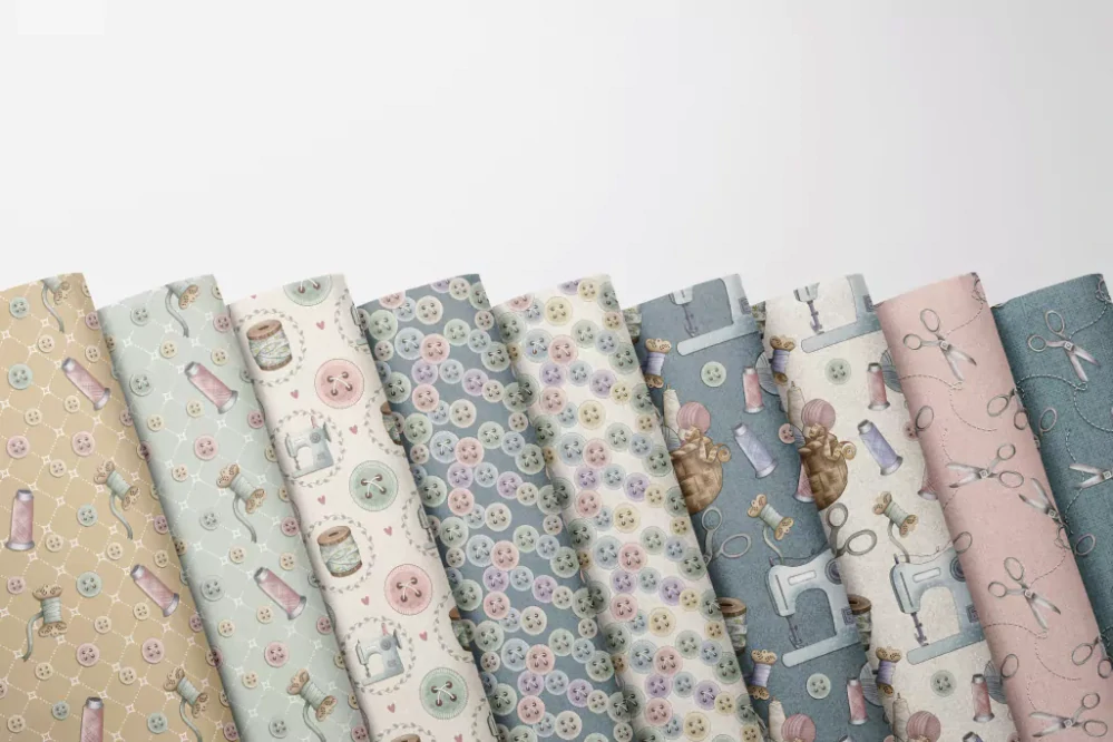 Bavlněná metráž UNI 011