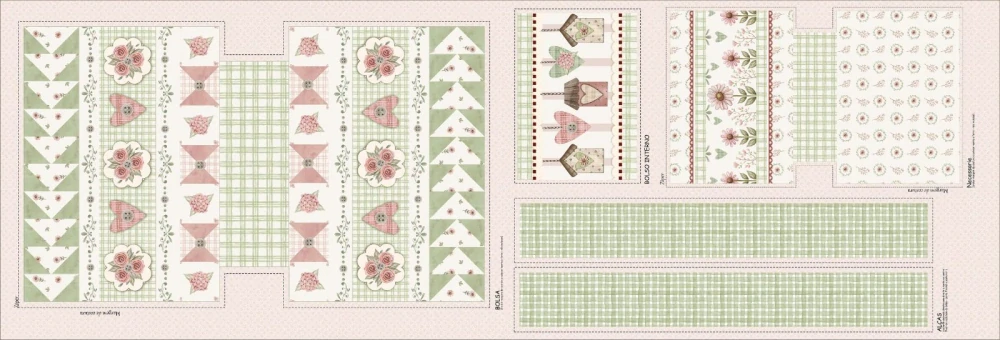 Bavlněný panel DEL 011 + doplňková látka