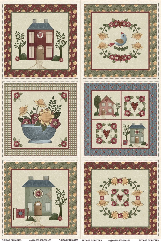 Bavlněná metráž  HH 006