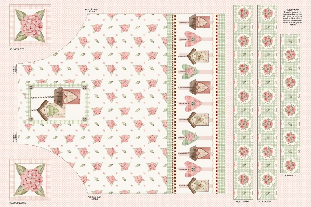 Bavlněný panel DEL 011 + doplňková látka